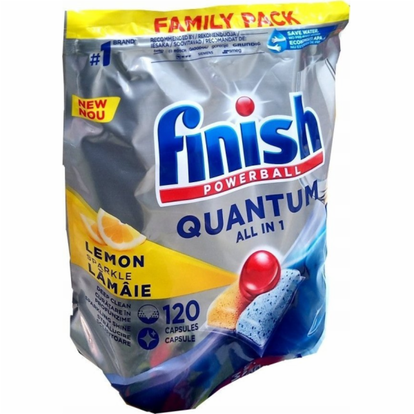 Finish Tablety do myčky Quantum 120 ks