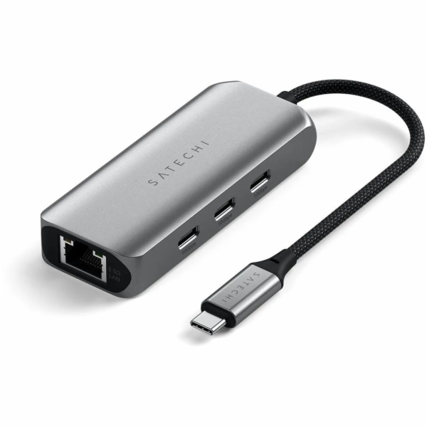 Satechi USB-C Hub 4-in-1 with 2.5 Gigabit Ethernet - Spac...