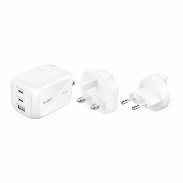 Belkin BOOST Charge 100W USB-C  Charger 2xUSB-C/1xA WCH01...