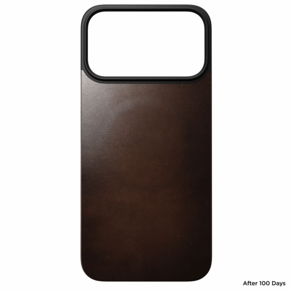 Nomad Magn. Leather Back MagSafe  iPhone 17 Pro Max Rusti...