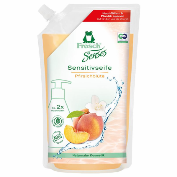 Frosch tekuté mýdlo PEACH RING, 500 ml