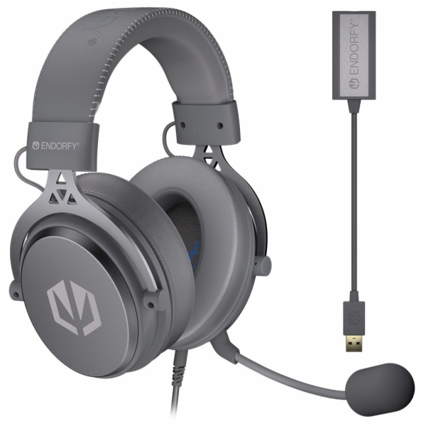 ENDORFY VIRO Plus USB Alt Gray (dunkelgrau, USB-A, 3.5 mm...