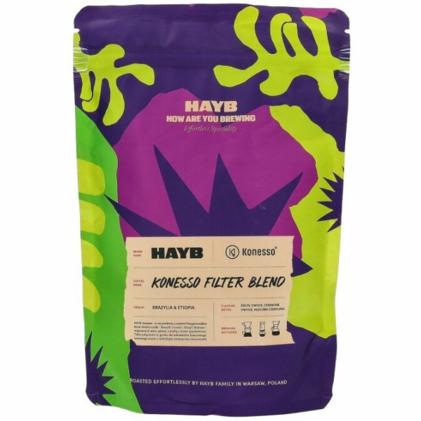 HAYB kávová zrna filtrovaná směs 250g