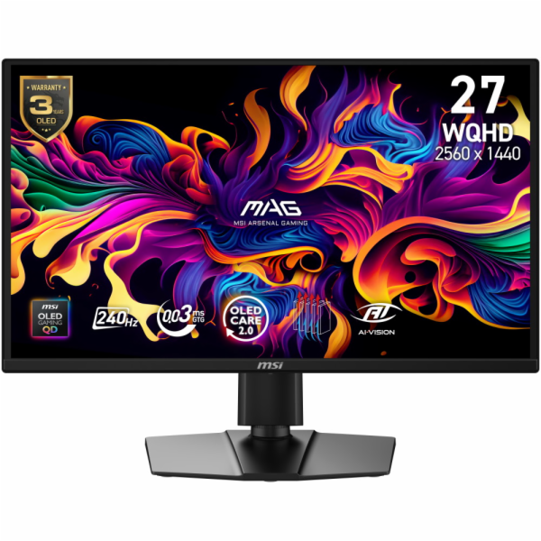 MSI MAG 272QP QD-OLED X24 Gaming monitor 26,5" QD-OLED/25...