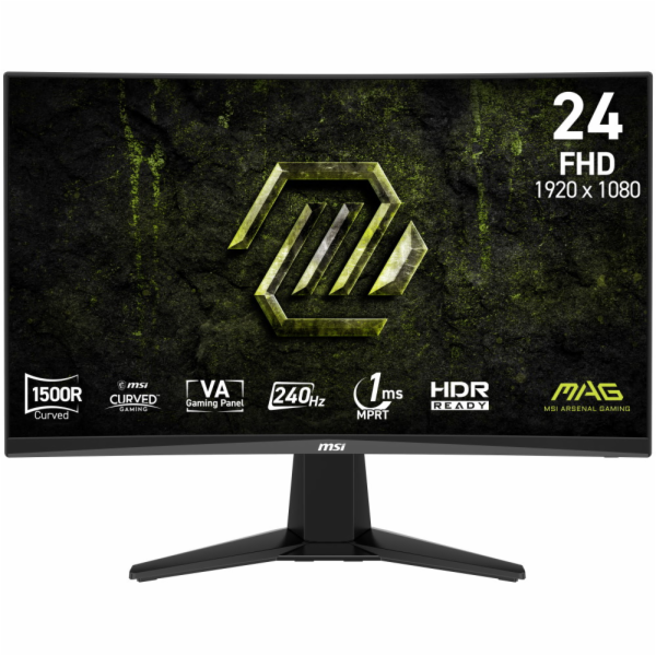 MSI MAG 245C X24 Gaming monitor 23,6" VA zakřivený/FHD/24...