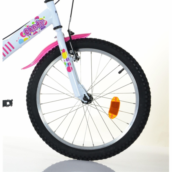 BIMBO_ BIKE DĚTSKÉ KOLO CANDY 20 77330 BÍLÁ/RŮŽOVÁ
