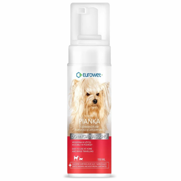 EUROWET Dry shampoo - šampon pro psy a kočky - 150ml