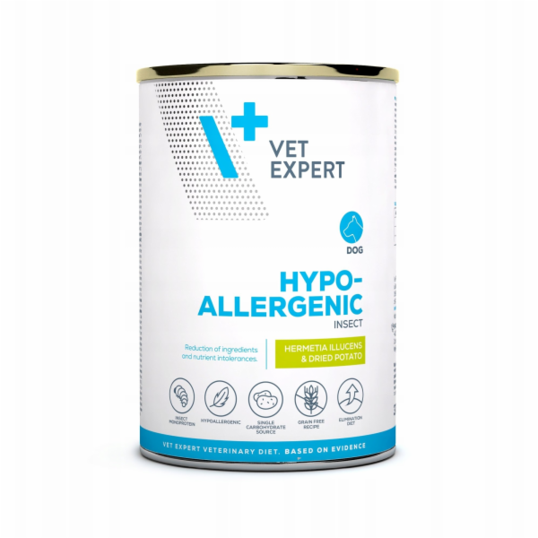 VETEXPERT Veterinary Diet Hypoallergenic Mono Insect – mo...