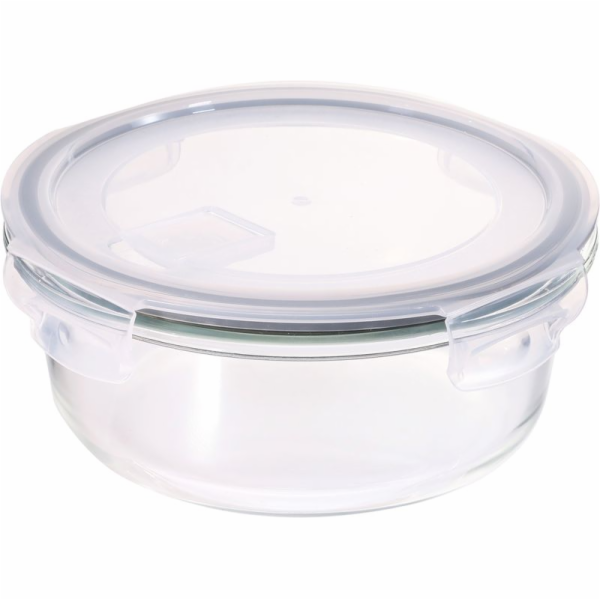 Dóza MagicHome, skleněná, kulatá, 950 ml, s víkem, s vent...