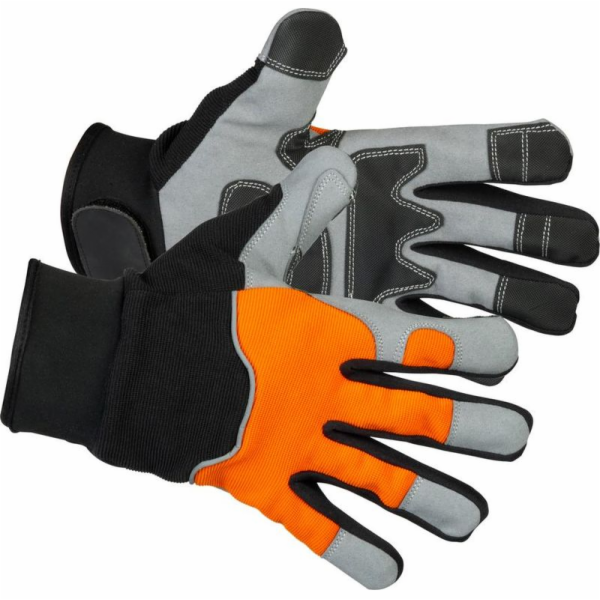 Rukavice Strend Pro Arvilo High Vision, textil/koža s ref...