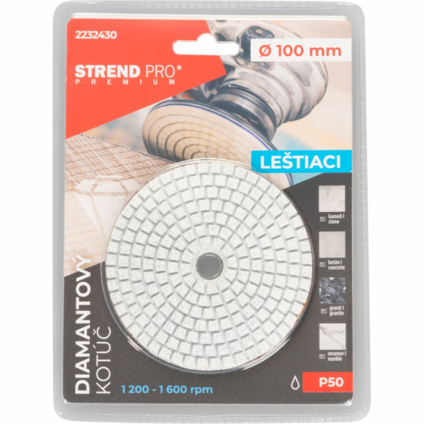 Kotúč Strend Pro Premium P50, 100 mm, leštiaci, diamantov...