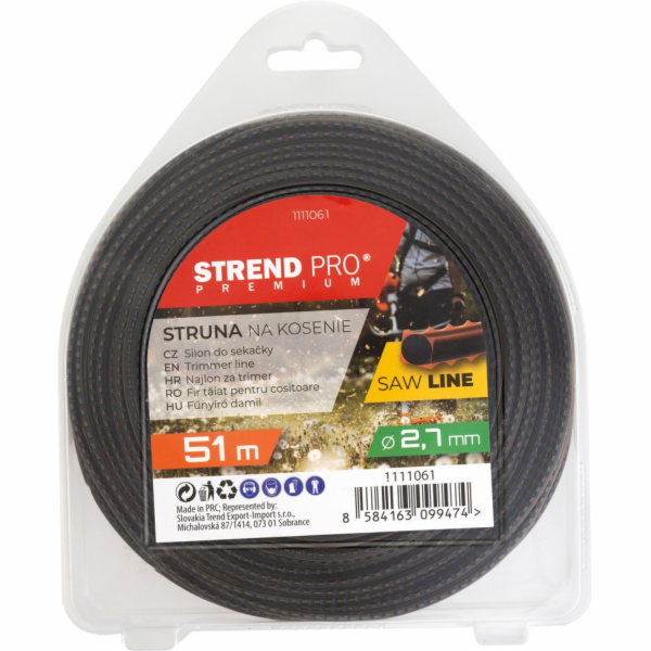Silonová struna na sekání Strend Pro Premium SawLine 2,7 ...
