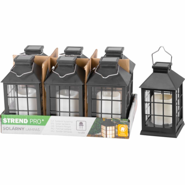 Lampáš Strend Pro Garden, solárny, efekt plameňa, 10,5x10...