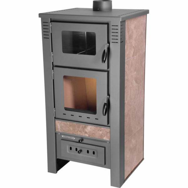 Kachle Pro TAURUS Ceramic, mocca, 12 kW, 120 mm, s troubo...