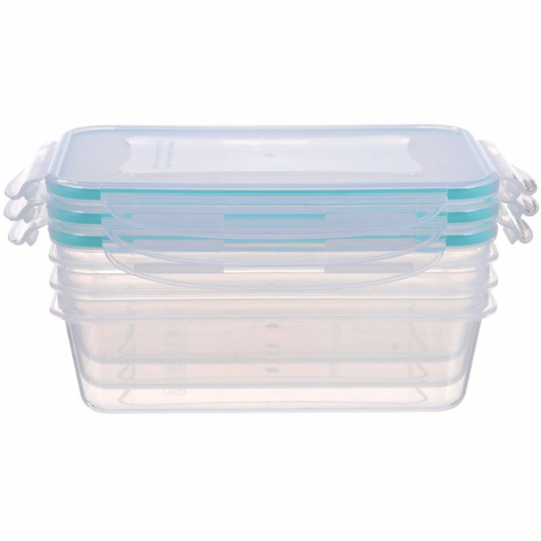 MagicHome Lunchbox, obdélníkový, Clip, sada 3 ks, 1350 ml...