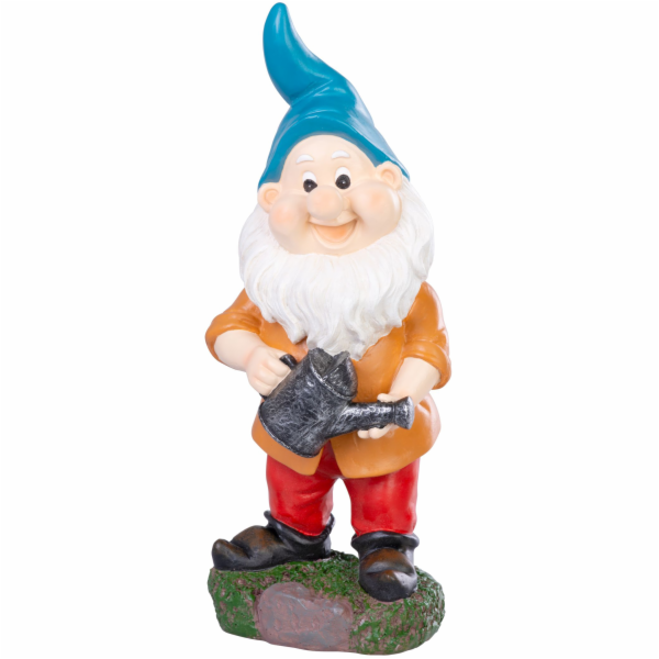 MagicHome dekorace, Trpaslík s konvičkou, polyresin, 12,5...