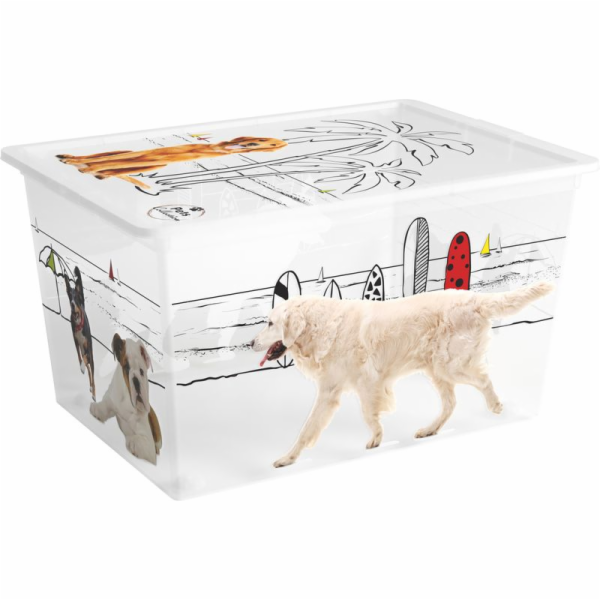 Box s vekom KIS C Style Pets XL, 50 lit., 39x55x31 cm