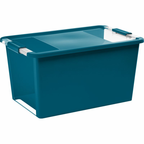 Box s vekom KIS Bi-Box L, 40 lit., tyrkysový, 35x55x28 cm