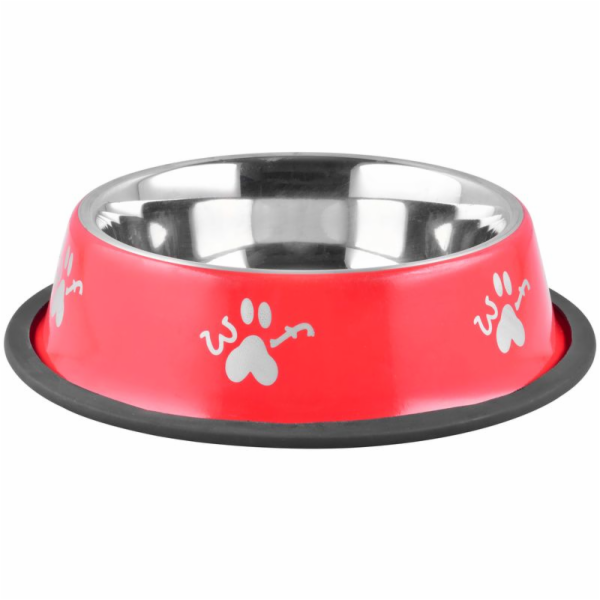 MagicHome Woof 23 cm, 900 ml, červená, pro psa