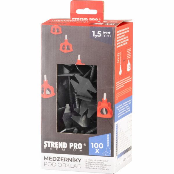 Vodováha Strend Pro Premium LS122, 1,5 mm, balení. 100 ks...