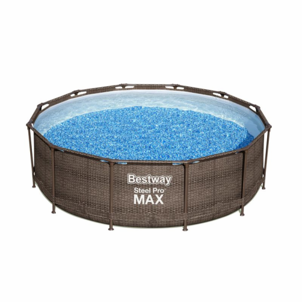 Bazén Bestway® Steel Pro MAX, 56709, ratanový vzor, kartu...