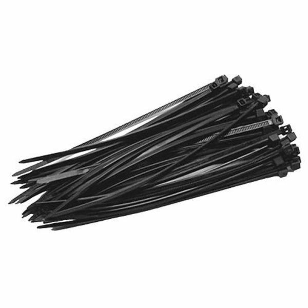 Páska Strend Pro CT66BL, 250x4,8 mm, 50 ks, černá, nylon,...
