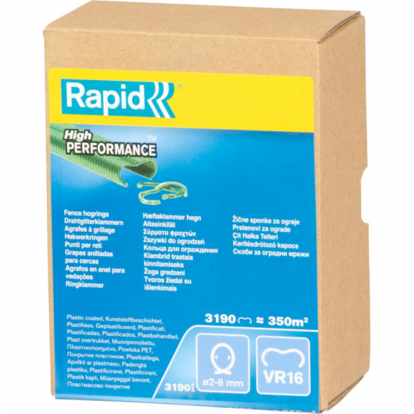 Klipy RAPID VR16, PVC zelené, klipy pro vázací kleště RAP...