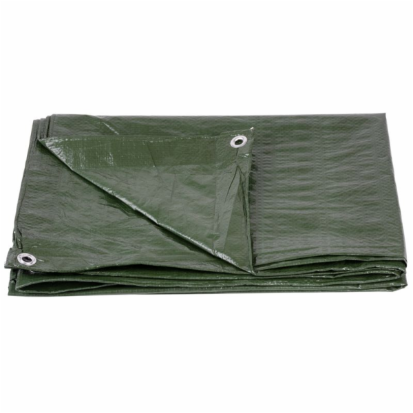 Plachta Light 4x5 m, 65 g/m, zelená, se síťovinou