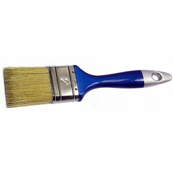 Kartáč Strend Pro JB005, 2,5", plochý, přírodní, PVC rukojeť