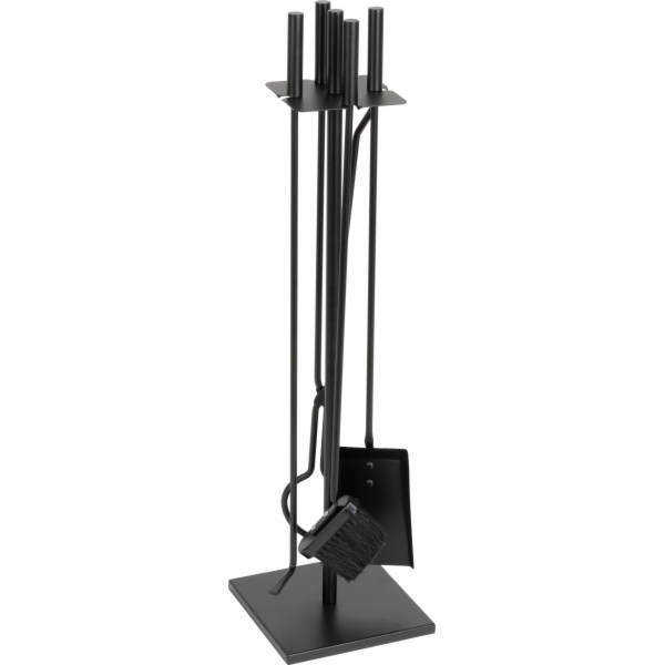 Sada Homefire FT075BA, 4-dílná, černá, 81 cm, krbové nářadí