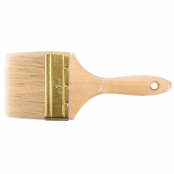 Kartáč Strend Pro JA019, žlutý, 4", plochý, dřevěná rukojeť