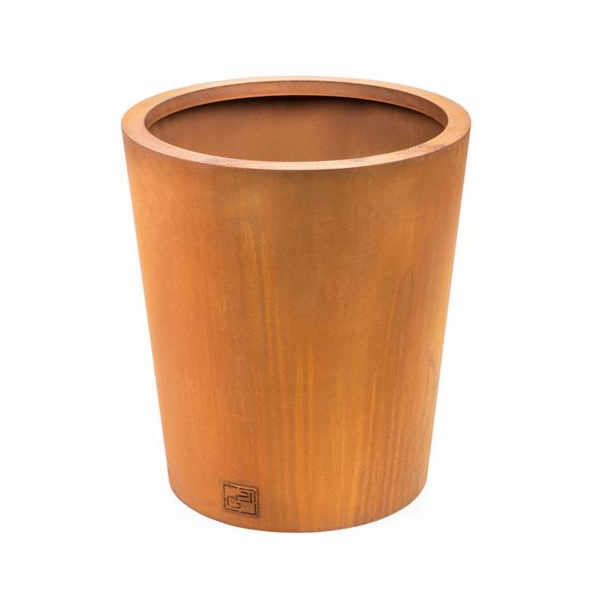 Květináč G21 Corten Round, 45 x 50 x 45 cm