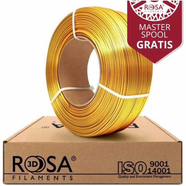 ROSA3D Náhradní filc PLA-Silk 1,75 mm zlatý 1 kg