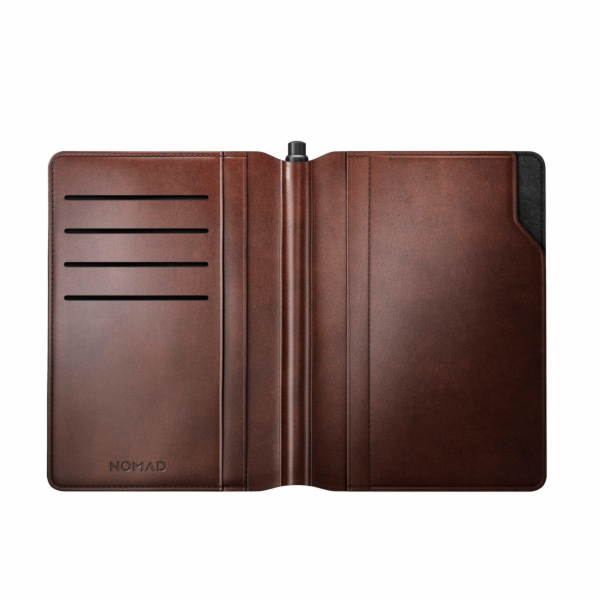 Nomad Leather Passport Wallet  Pen Edition Rustic Brown