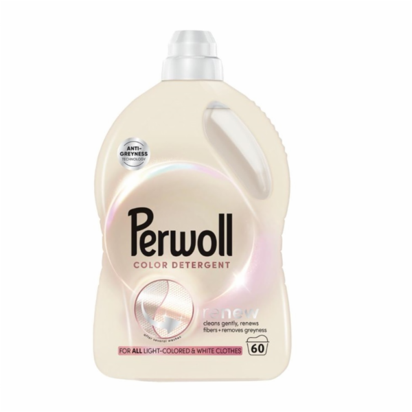 PERWOLL Tekutý prací prostředek LIGHT COLOR, 3 l