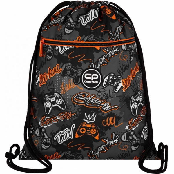 COOLPACK Pouzdro na boty Vert Gamer, černé 42,5x32,5cm