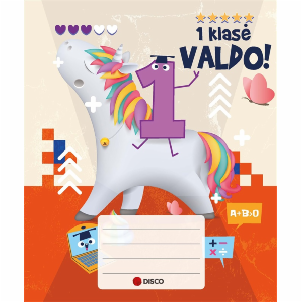 DISCO Zápisník , linkovaný, A5, 12 listů