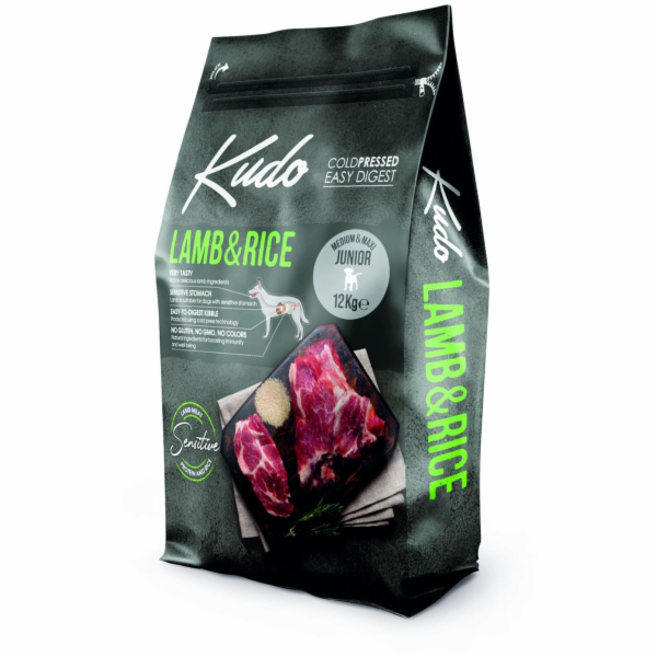 Fitmin Kudo Lamb & Rice Medium Maxi Junior 12 kg