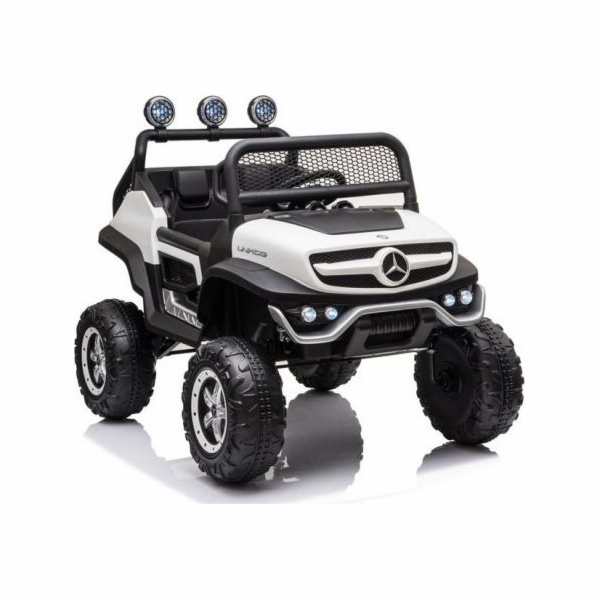 Lean Cars Mercedes Unimog S White Vozidlo na baterie