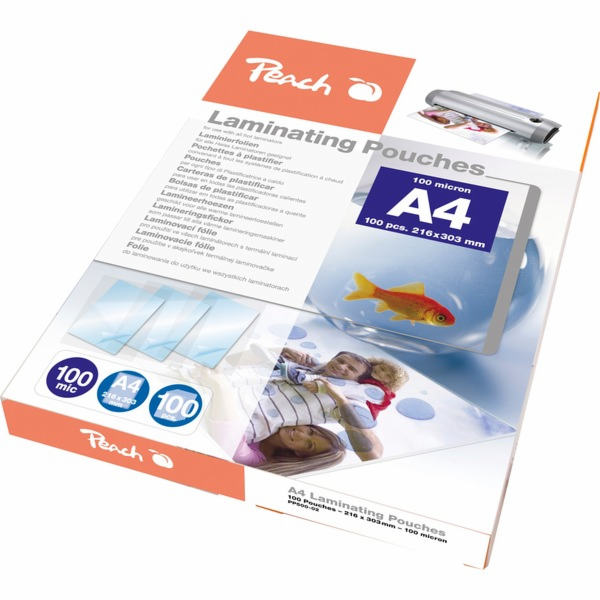 Peach laminovací fólie A4 100mic PP500-02, fólie