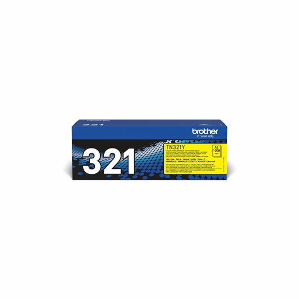 Brother TN321Y - Žlutá - originální - kazeta s barvivem -...