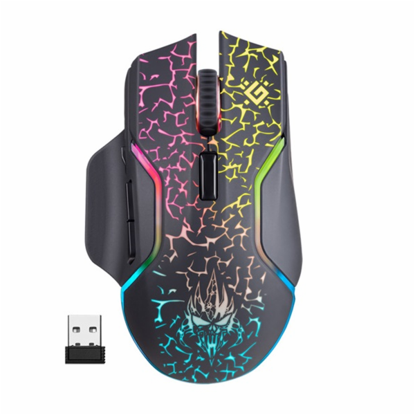 DEFENDER MOUSE GM-067 ONESHOT OPTIC RF RGB 3200dpi 7P opt...