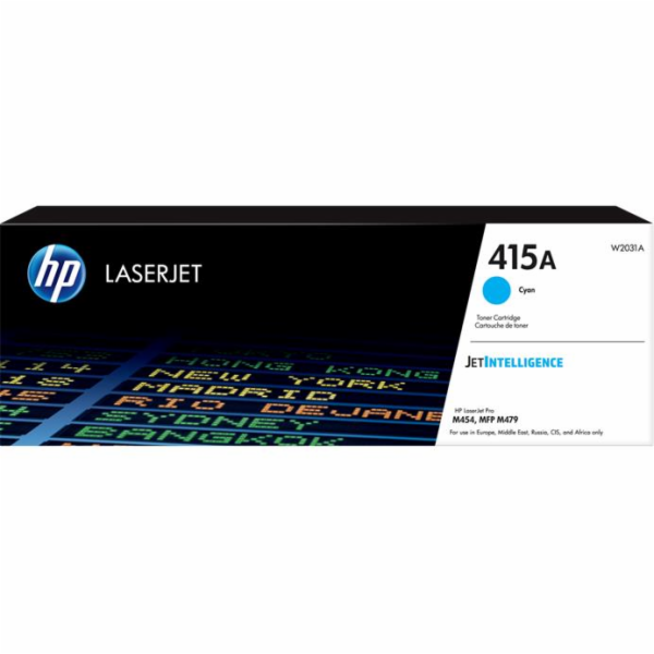HP 415A Cyan LaserJet Toner Cartridge (2,100 pages)