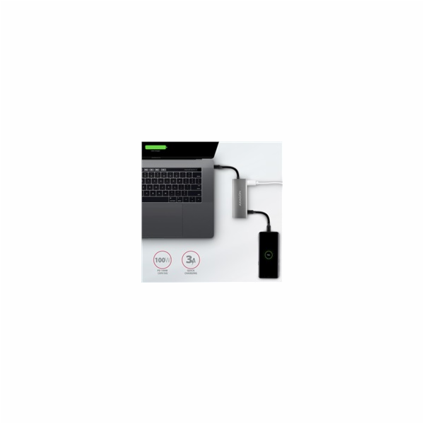 AXAGON HMC-5G2, USB 10Gbps hub, porty 2x USB-A, 2x USB-C,...
