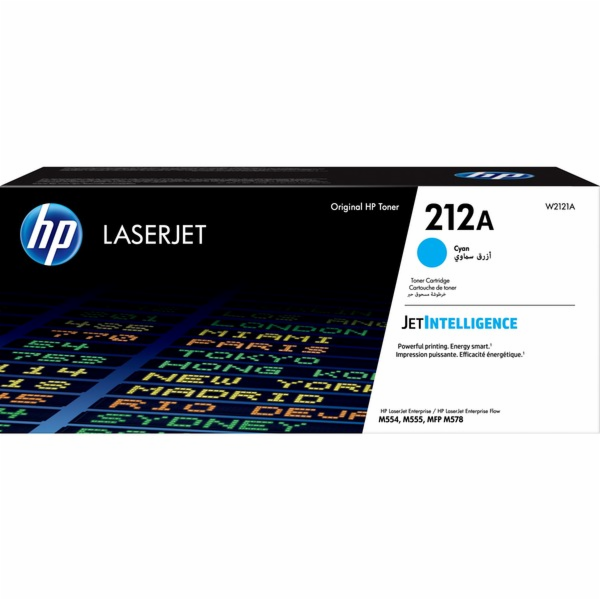 HP toner azurový 212A (W2121A)