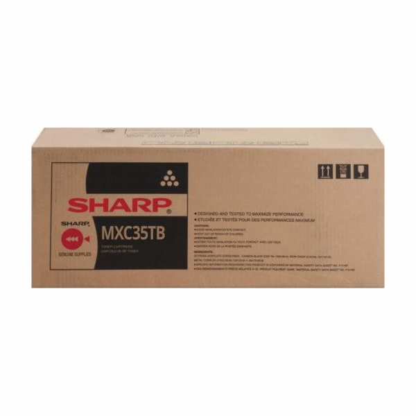 Toner Sharp Sharp originální toner MX-C35TB, černý, 9000s...