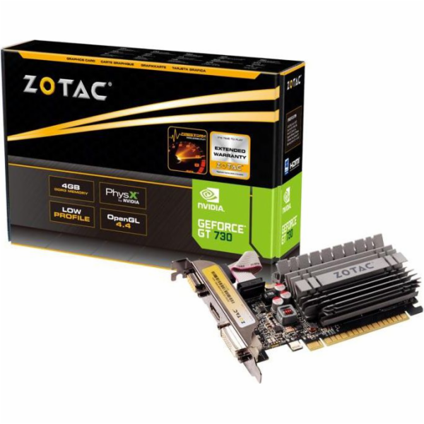 Zotac ZT-71115-20L graphics card NVIDIA GeForce GT 730 4 ...