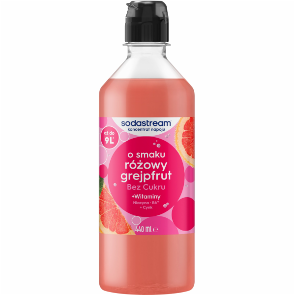 Pink grapefruit syrup ZERO 440ML