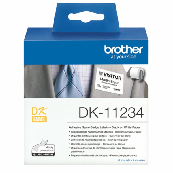 DK-11234 samolepicí štítek na oděv (60 mm x 86 mm)