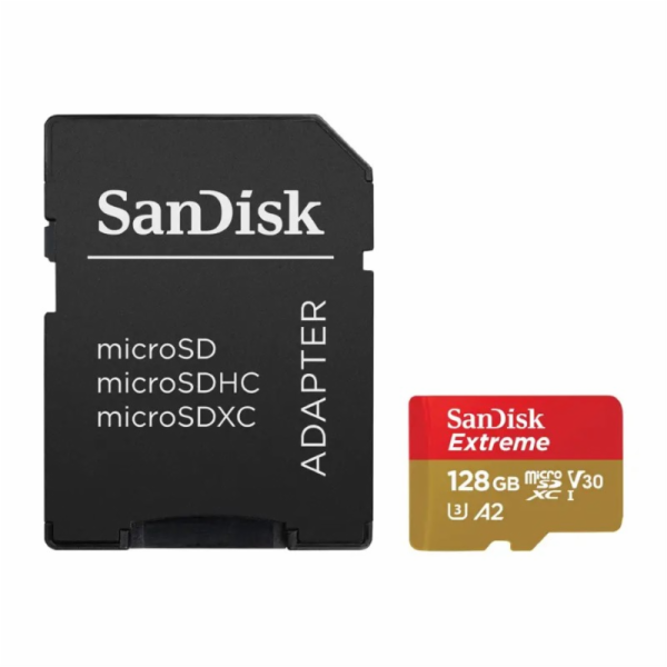 SanDisk Extreme 128 GB MicroSDXC UHS-I Třída 10